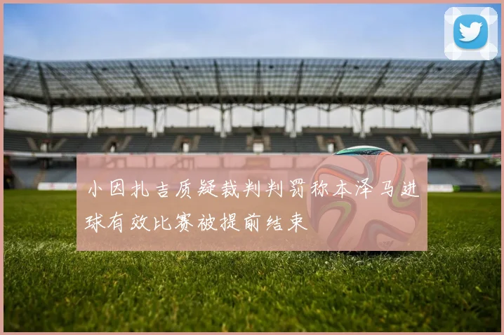 小因扎吉质疑裁判判罚称本泽马进球有效比赛被提前结束
